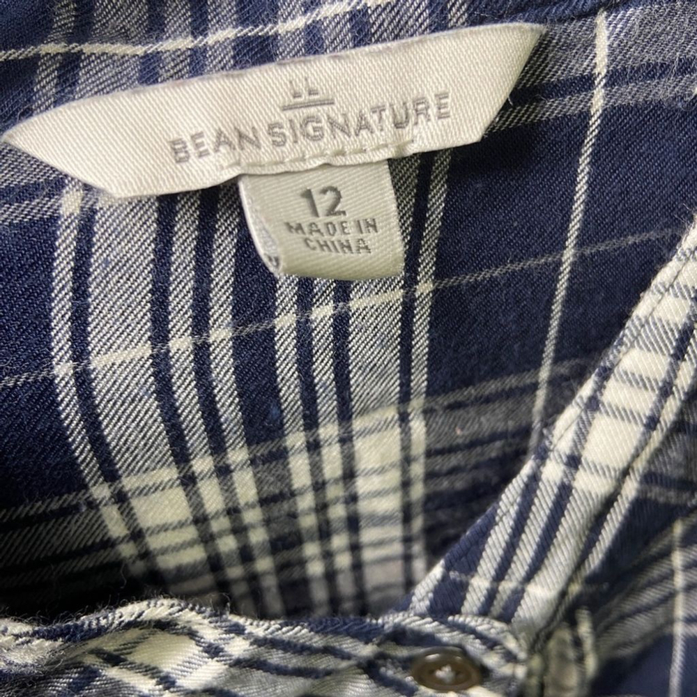 L.L. BEAN Tunic Shirt Sz 12 - Picture 7 of 9